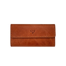 Zoozie Bags Cartera de Mujer Tostada en Piel Auténtica 100%, Elegante y Duradera, Perfecta para Uso Diario